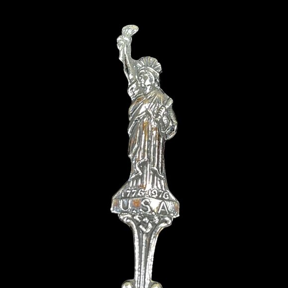 Bicentennial Commemorative Spoons Independence Hall Liberty Bell Statue Liberty - Picture 5 of 11